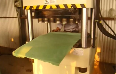 160T電動(dong)砂輪磨片成(chéng)型液壓機