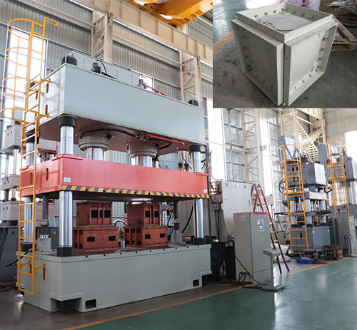 1000噸玻璃鋼(gāng)水箱成型(xing)液壓機