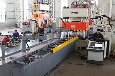 全自動(dong)錨杆托盤(pán)生産線（630噸(dun)錨杆托盤(pán)液壓機）