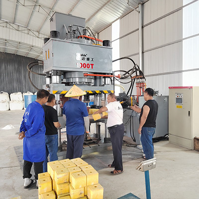 1000噸牛羊舔(tiǎn)磚液壓機(ji)-1000噸全自動(dòng)鹽磚機